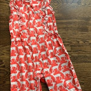 Baby Gap Reindeer Jumper with ruffle cap sleeve